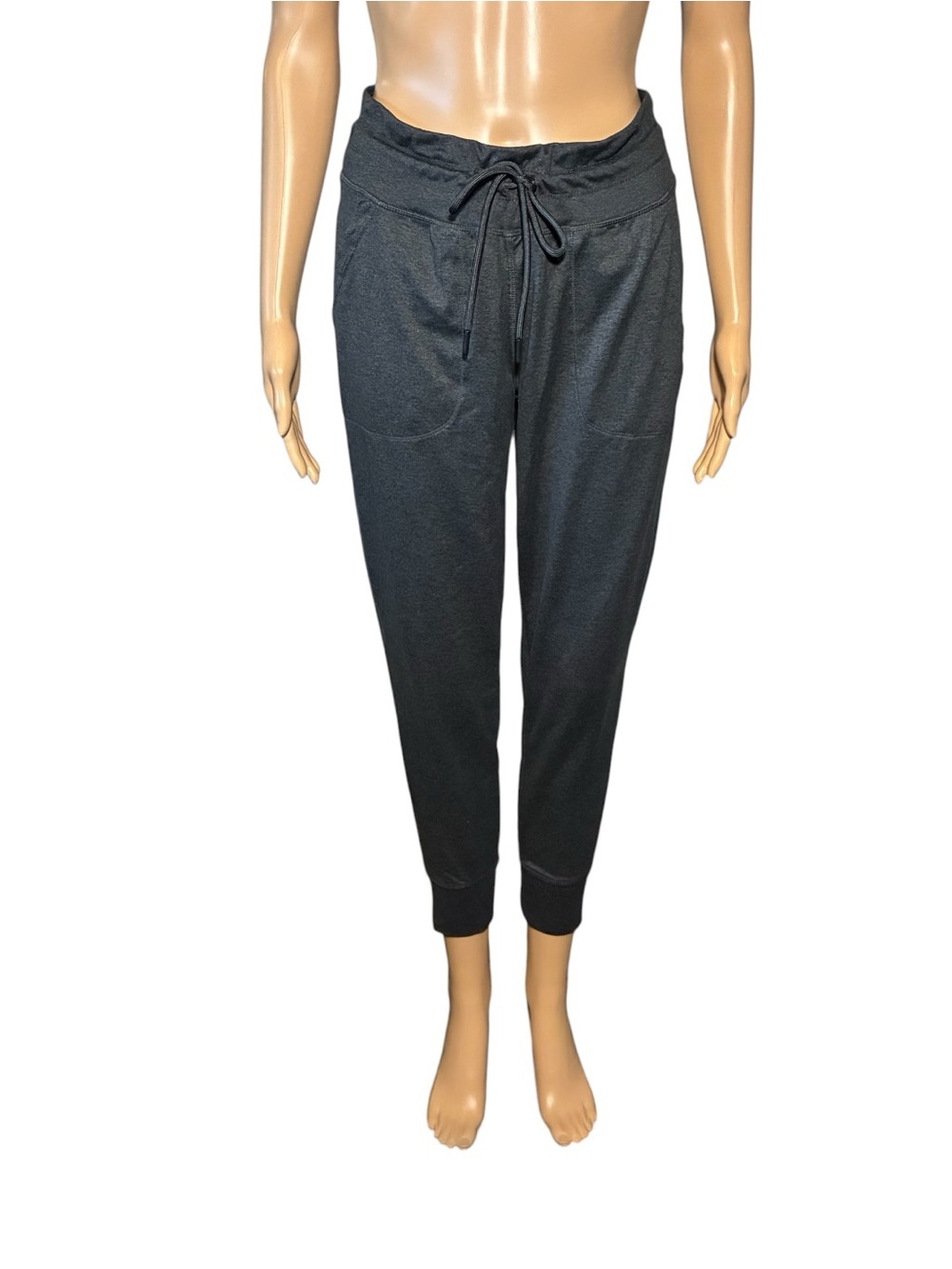 Lole Women's Gray Joggers Size S Elastic Drawstring Waist Stretch Pockets Active